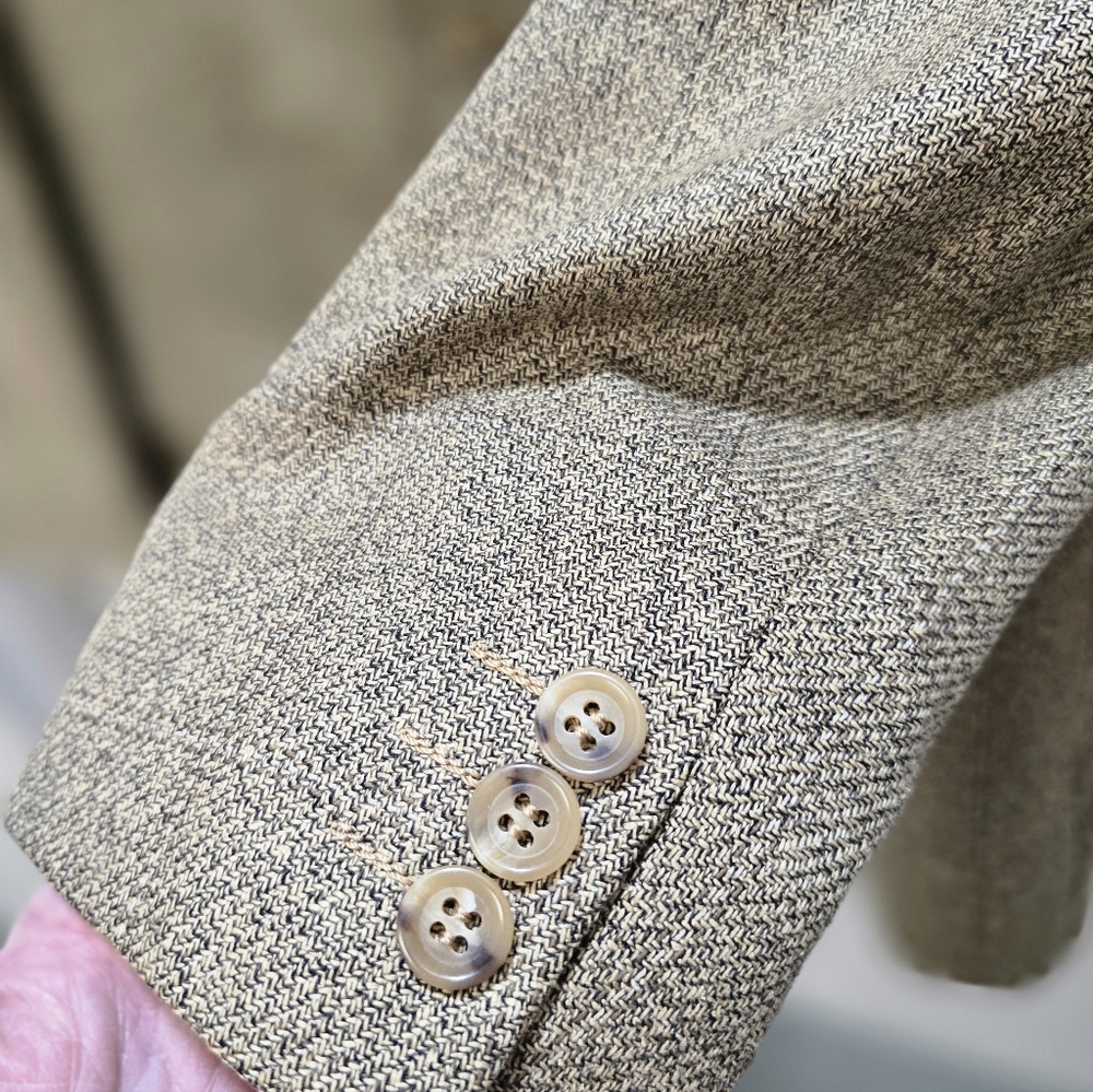 Vtg Ermenegildo Zegna Soft Men's Blazer Sports Jacket Size 44R EUC TO PRISTINE - Picture 7 of 16